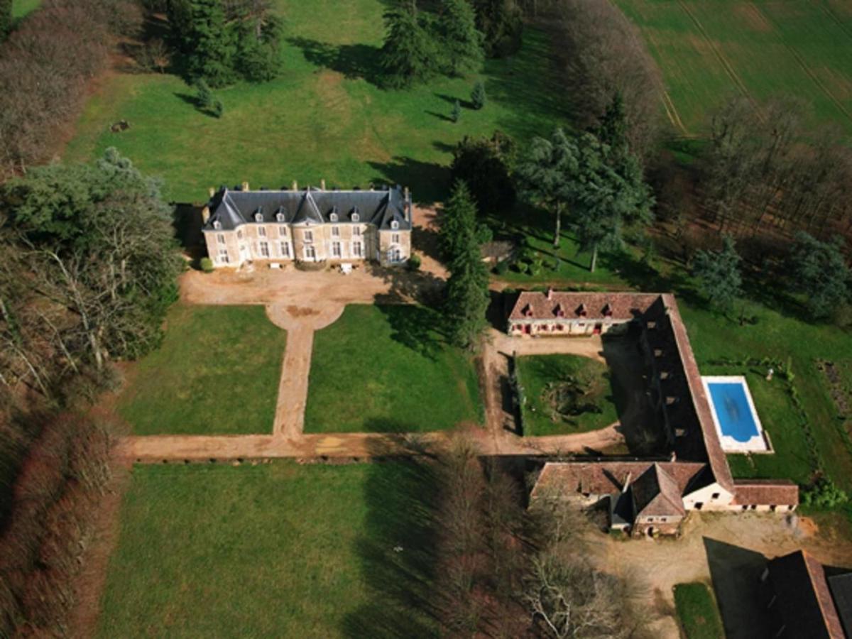 Gite Authentique Avec Piscine Chauffee, Parc Et Chevaux, Au Coeur D'Un Chateau Historique - Fr-1-410-189 Villa Le Tronchet  Dış mekan fotoğraf